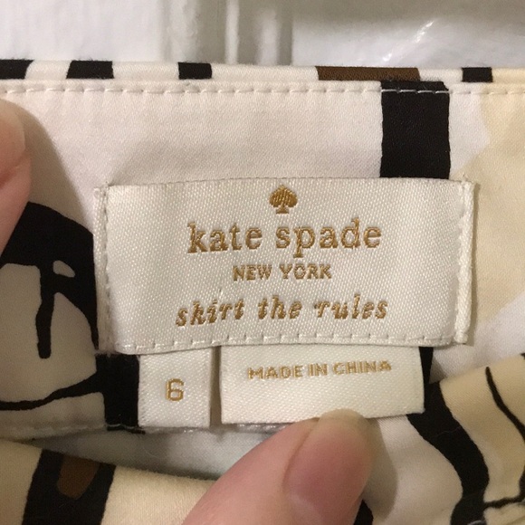 Kate Spade Cityscape Havana Pencil Skirt - Picture 4 of 5